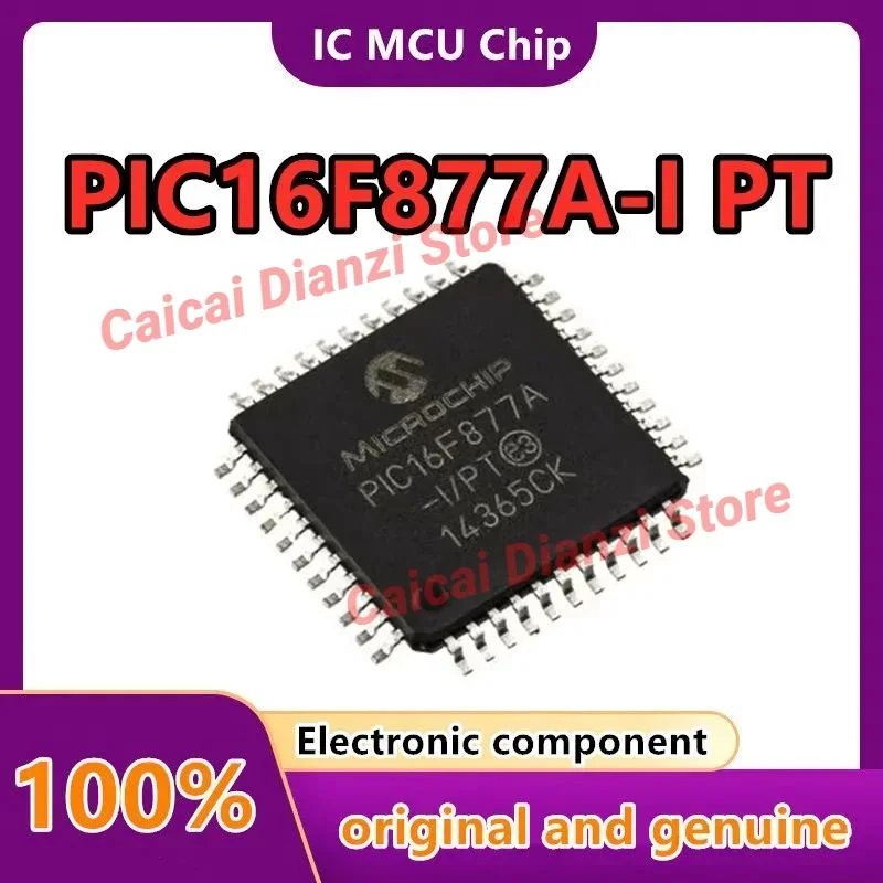 PIC16F877A-I PT PIC16F877A 16F877A PIC16F877 QFP44 IC Chip 1Pcs New