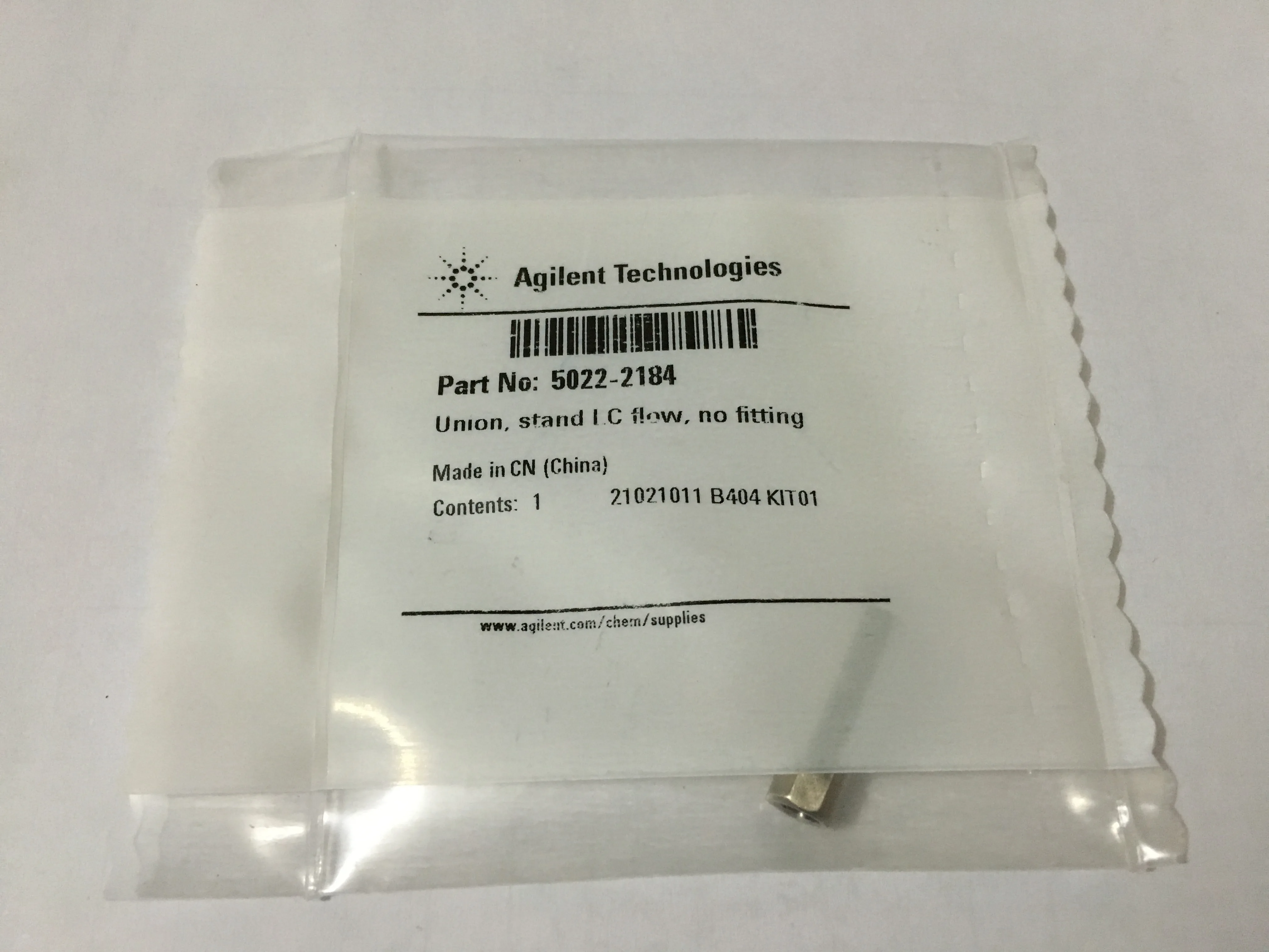 

Agilent Union Stainless Steel Union LC Union 5022-2184