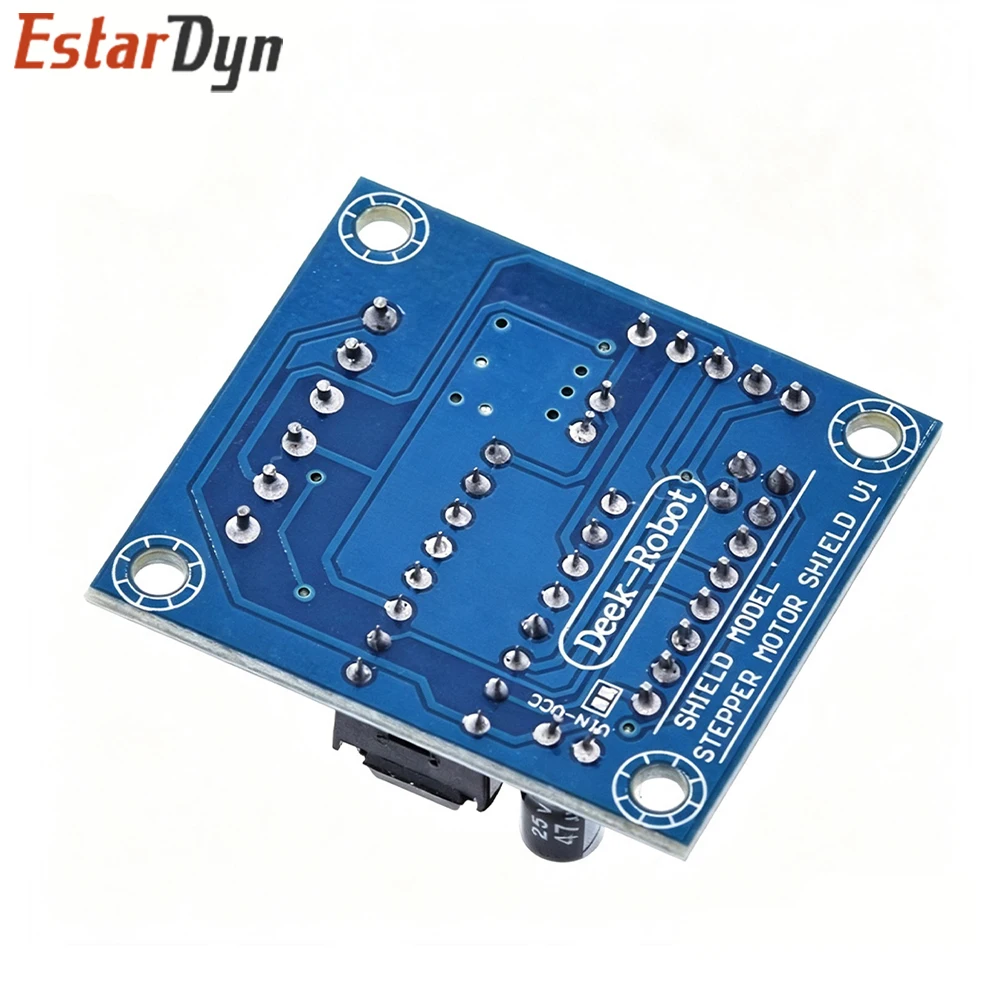 Estardyn Mini 4CH L293D Motor Driver Shield 4 Channel H-Bridge Expansion Board for Raspberry Pi STM32 ESP32 DIY Electronics