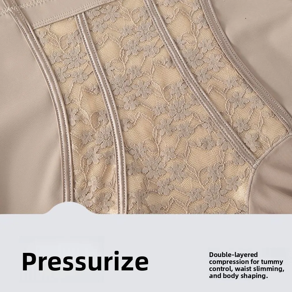 High Waist Postpartum Body Shaper Lace Flowers Shapewear Butt Lifter Briefs Panties Waist Trainer Seamless Underpants Postpartum
