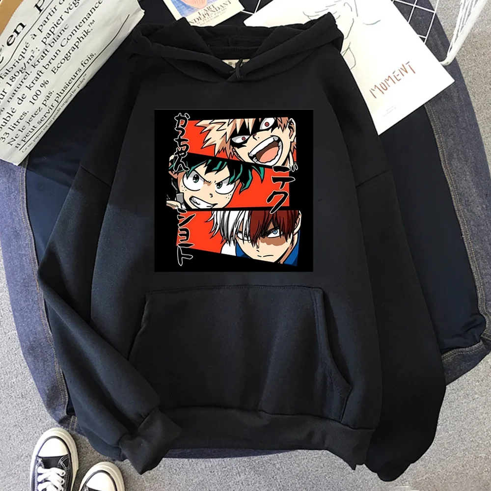 Autunno inverno nuovo divertente cartone animato giapponese stampa grafica felpe Unisex Harajuku Streetwear Casual donna pullover felpe