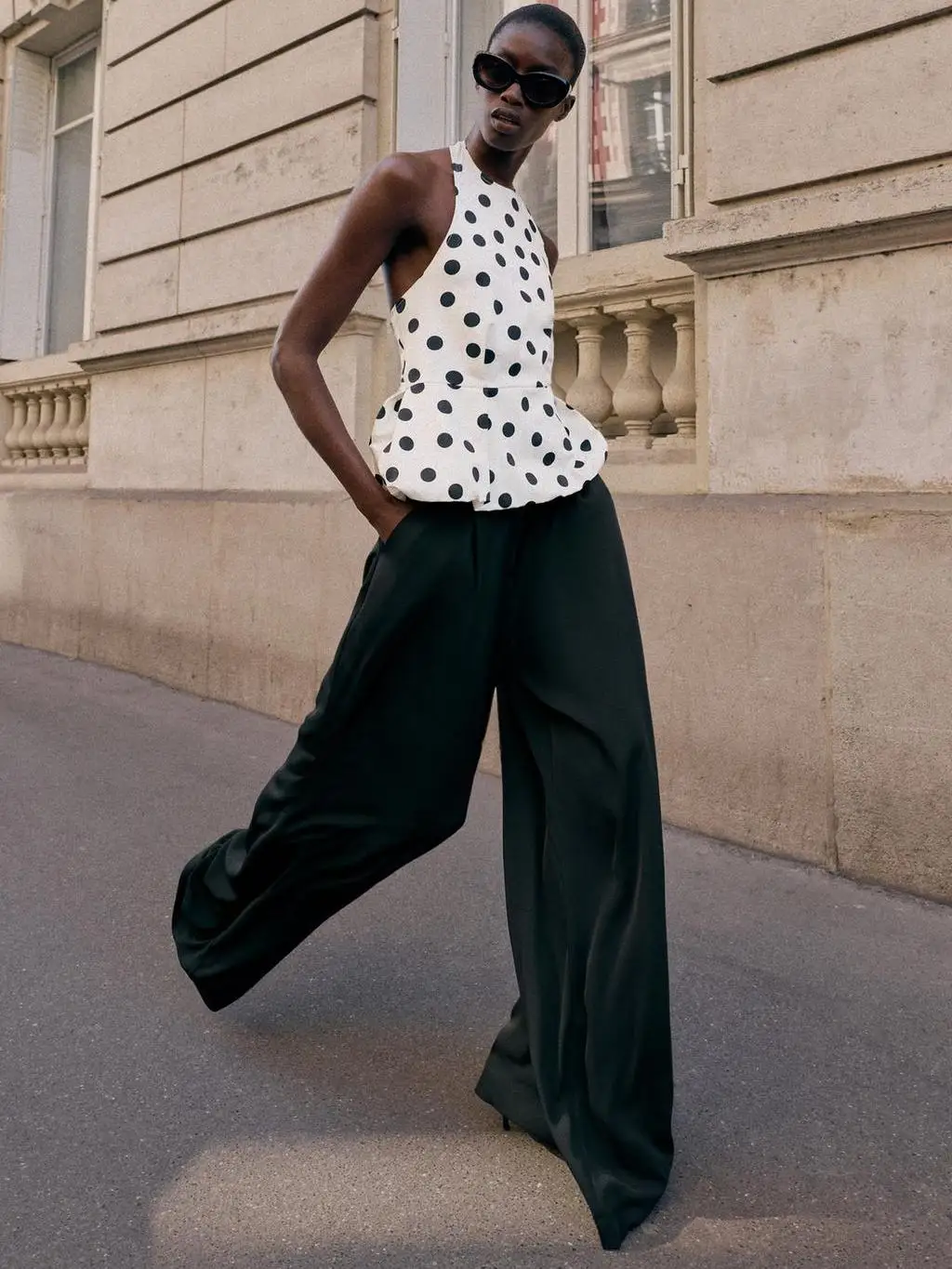 

Новинка лета: Женское платье с рукавами-баллонами и принтом в горошек, этнический сценический костюм для выступлений, для возраста 8-25 лет, сезон 2026