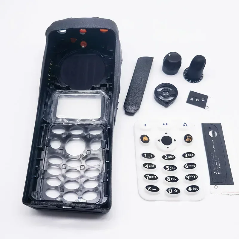 Set Front Cover Case Housing with Volume Channel Knobs Keypad Dust Cover for Motorola XTS2500 XTS2500I Two Way Radio