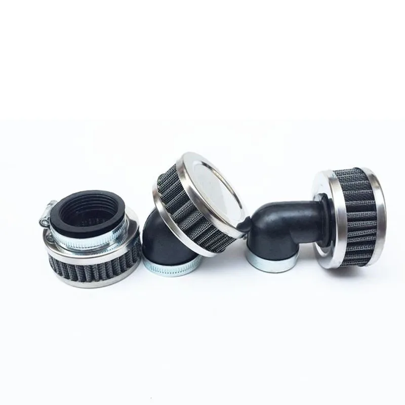 Motorcycle Round Air filter 35mm 38mm 42mm 45mm 48mm 50mm Straight Bevel Right Angle for 110cc 125cc 150cc 200cc 250cc