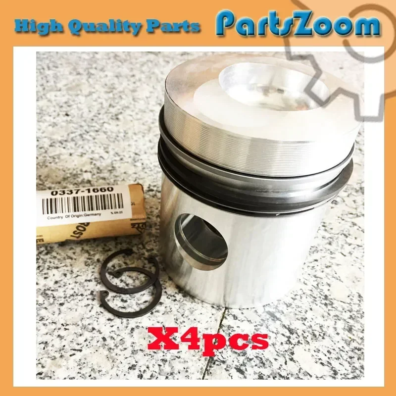 4pcs 04232407 Piston With Ring STD For Deutz  912 FL912 FL912GEN 100MM