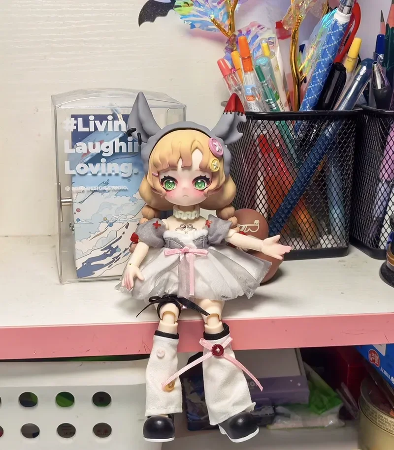 Nyssa Blind Box Nyssa'S Bizarre Nightmare Horror Series Bjd Luna Blind Box Bewegliche Puppenfigur mit Puppenkleidung im gotischen Stil