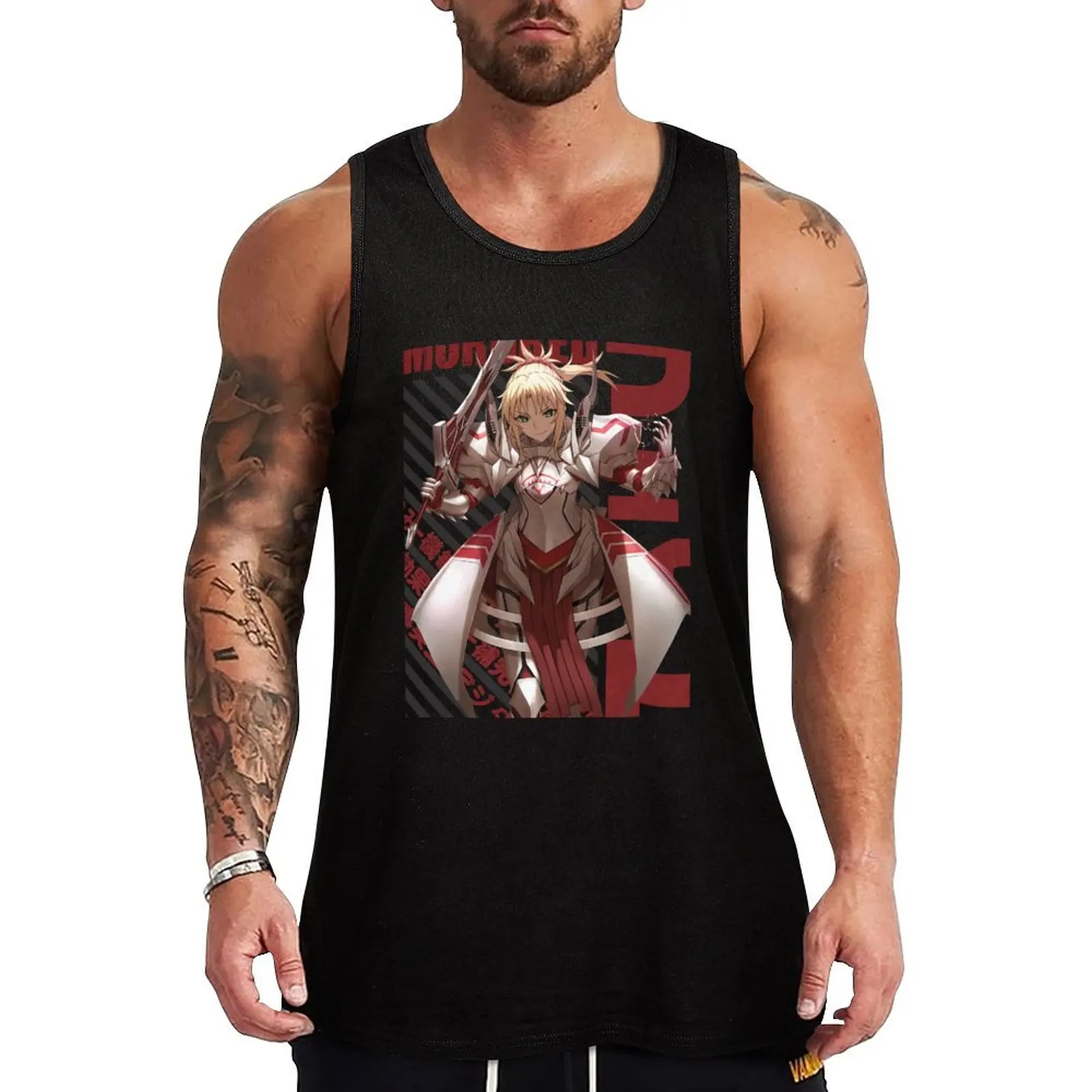 Fate - Mordred Tank Top sports clothes for men t shirts