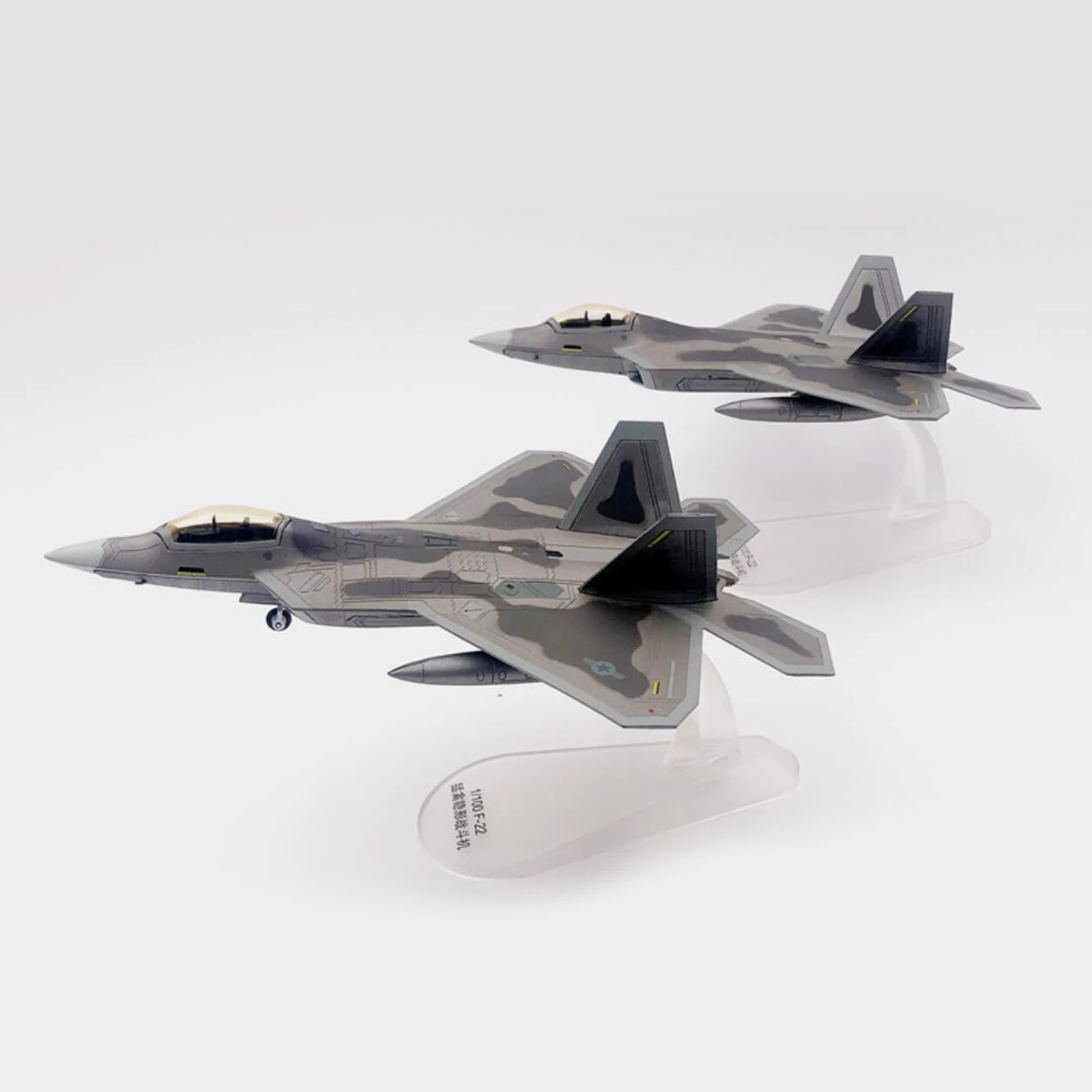 1:100 Aircraft Model J-20 Fighter J-15 Bomber Sound-Light Echo Simulation Military Metal Aircraft Model Pendant Plane Collection