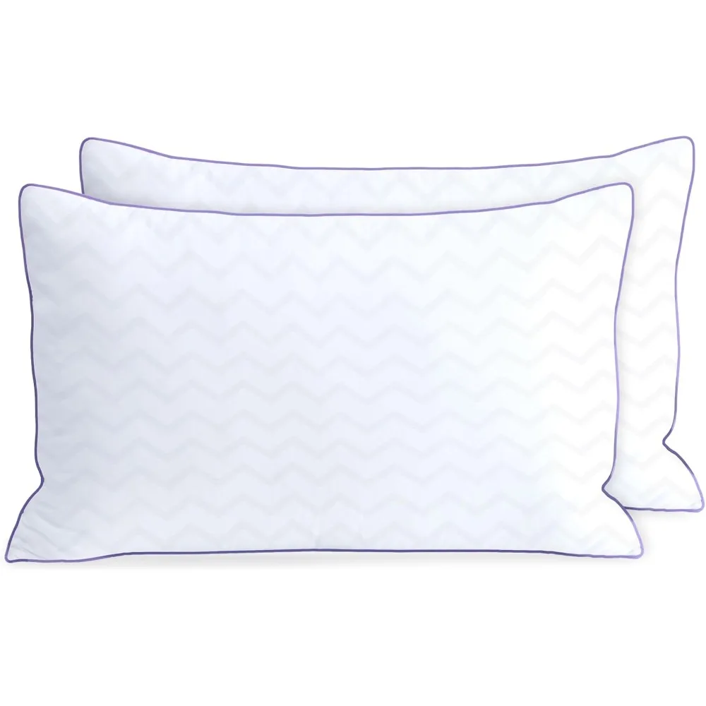 

Bed Pillows Queen Size Set of 2,Hotel Collection Pillows for Side and Back Sleepers,Super Soft Down Alternative