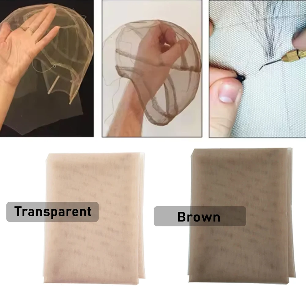 

1Yard Swiss DIY Lace Net for Wig and Wig Caps Making Lace Wigs Material or Lace Closure Hair Net wig tool