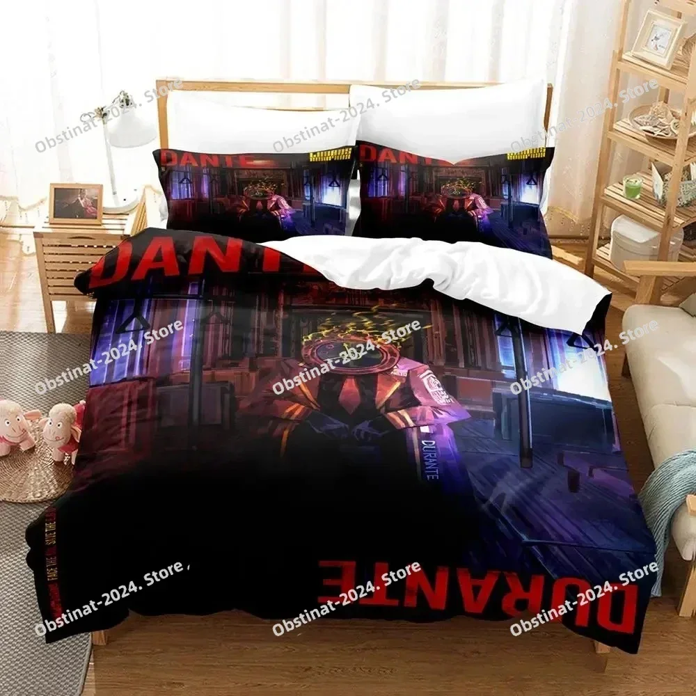 Anime Game Limbus Company Bedding Set Printed single Comforter Quilt Bed Cover Duvet Cover Pillow Case 3 Pieces Kids Adult Size