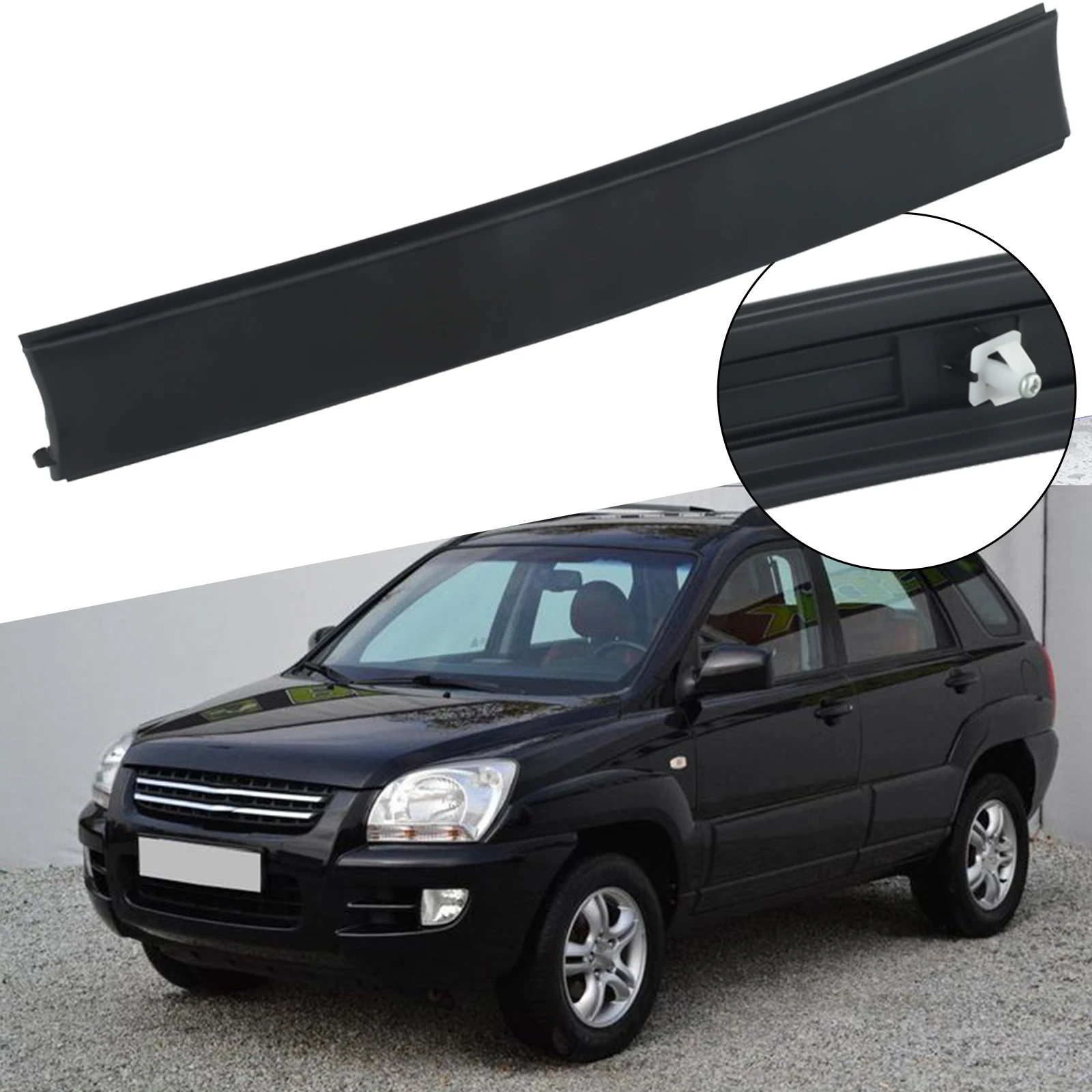Car Roof Molding Trim For Kia  For Sportage 05-10 87210-1F001 Plastic Car Front Roof Molding Trim Assembly Left Side Roof Cover