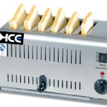 6-Slice Electric Toaster For Household And Hotel Use Stainless Steel Housing