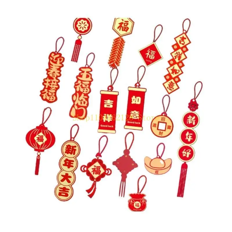 Chinese New Year Decoration Festive Gift for Friends and Family Celebrate Chinese New Year Housewarming Pendants best sale
