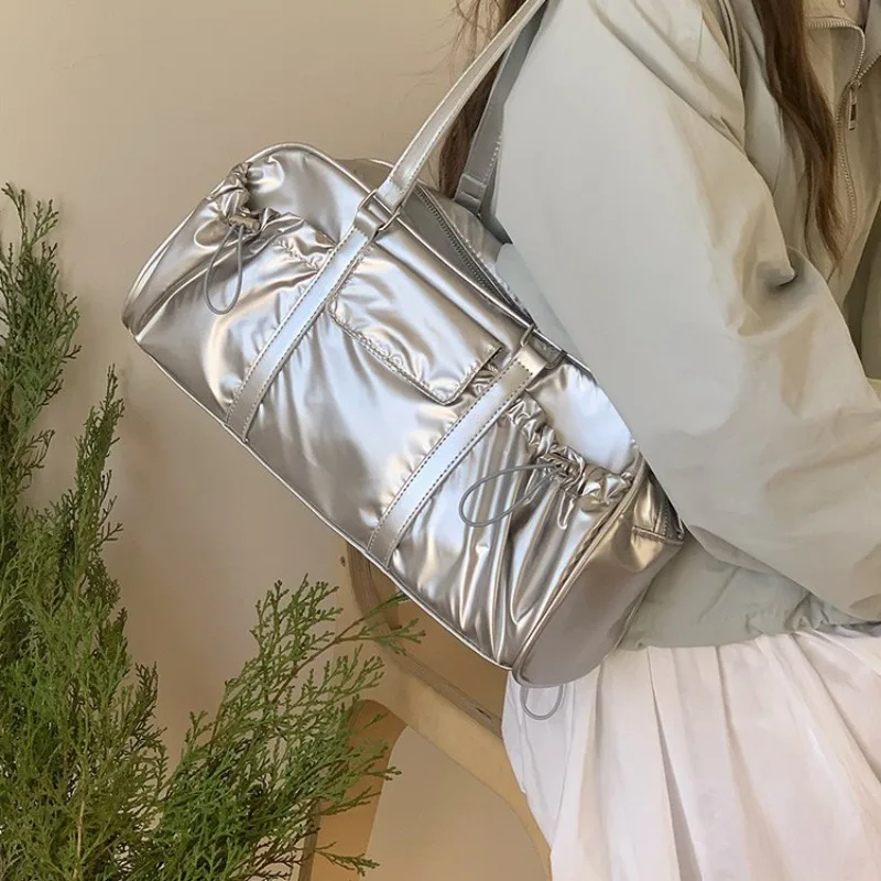 

2026 New Korean Version of Large-capacity Armpit Bag Women's Fashion Versatile Travel Shoulder Satchel Hand Pillow Bag