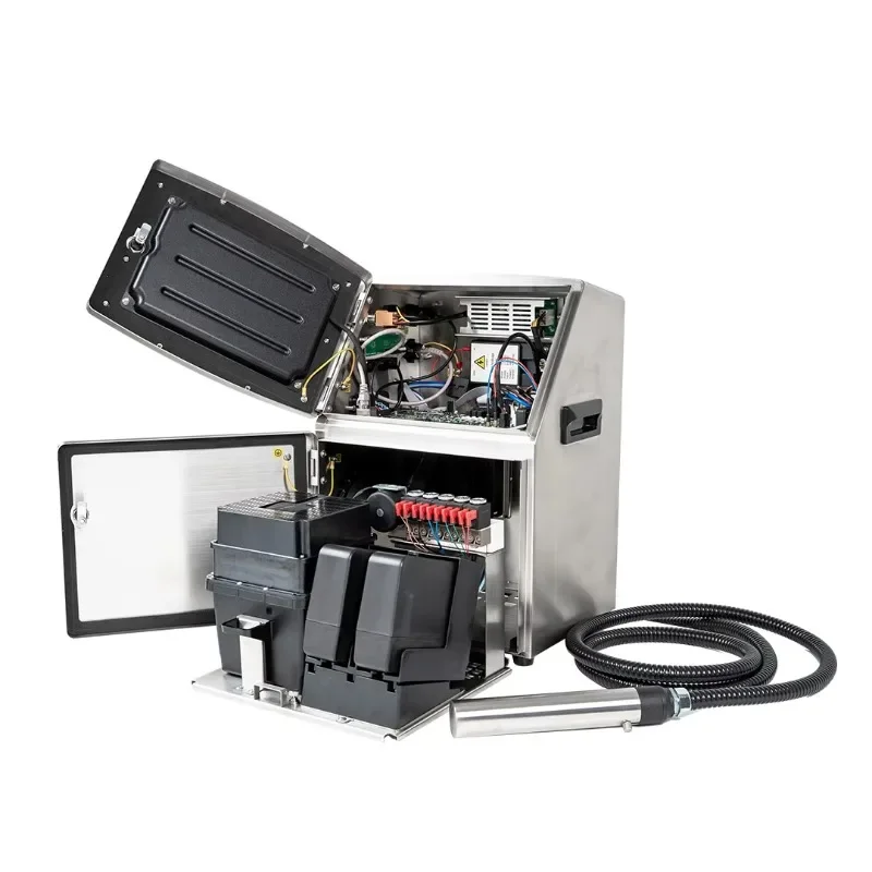Automatic Industrial Inkjet Printer Small Character CIJ Dot Matrix Encoding Electronic Components
