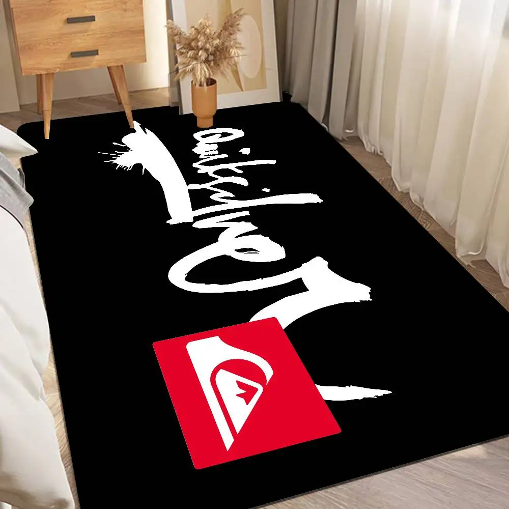 Q-QuiksilverS Logo Floor Carpet Nordic Style Home Doormat Bathroom-Toilet Mats Bedroom Hotel Decor Mat
