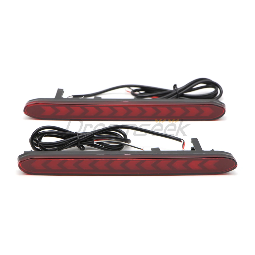 Red LED Bumper Reflector Tail Light For Honda Odyssey CR-V Element Accord Euro CL7 Acura TSX CL9 2004-2008 Brake Driving Lamp
