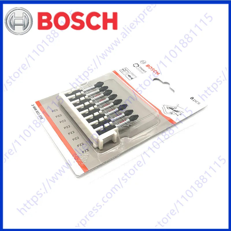 

50mm 1/4" highly Robust Professional Torx Screwdriver Set 2608522331 for Bosch Piece Screwdriver Set hex Impact Control PZ2 Bits