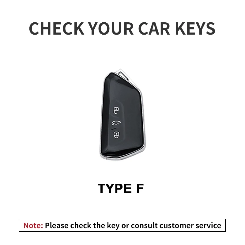 حافظة مفتاح السيارة الجلدية عن بعد لشركة فولكس فاجن فولكس فاجن جولف 8 MK8 ID.3 ID.4 كوبرا سكودا اوكتافيا A8 سيات ليون MK4 فورمينتور تاراكو #2