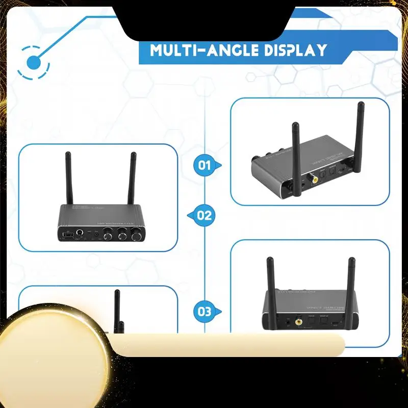 New LY18 HIFI Lossless Bluetooth Receiver Long Distance Bluetooth Adapter 5.4 Adapter Audio Wireless Receiver 6 In 1