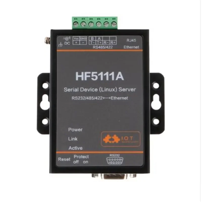 1 unids/pack módulo Wifi 5111A RJ45 RS232/485/422 a Ethernet Linux puerto serie servidor convertidor dispositivo Industrial