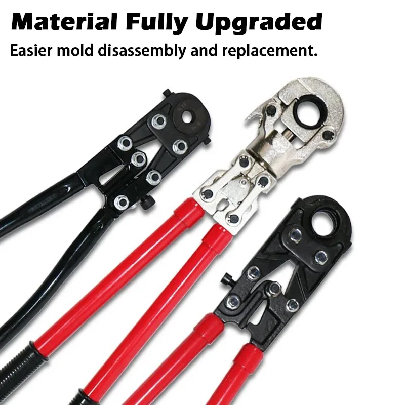 

Press Tool Tube Fittings Crimping Floor Heating Crimping Tool Mechanical Manual Crimping Pliers for Aluminum-plastic /PEX Pipes