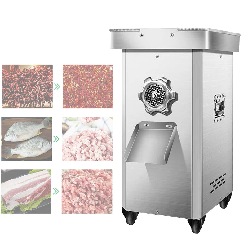 مفرمة لحم كهربائية متعددة الوظائف بقدرة 2200 وات، ماكينة تعبئة السجق