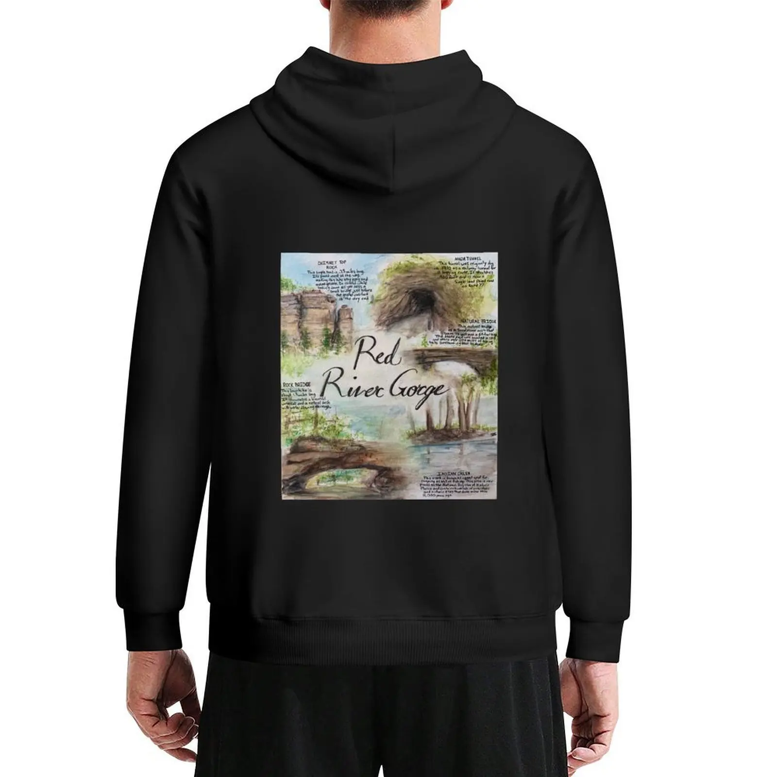 

Red River Gorge Natural Attractions Painting Hoodie men clothes mens clothes male clothes graphic hoodie