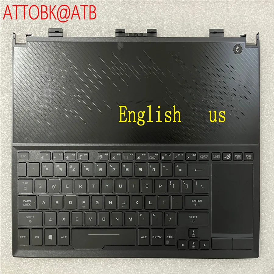 English/Russian/Arabic Laptop Keyboard For ASUS  ROG Zephyrus S  GX531 GX531GS GM531 GM531GM GX531GW keyboard with backlight