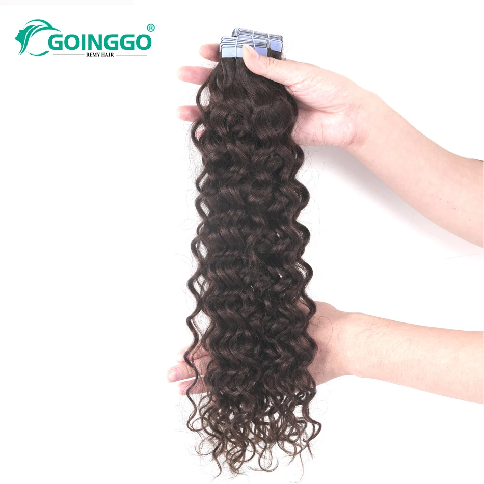 Extensões de cabelo onda de água para mulheres negras, cabelo encaracolado natural, cabelo humano, cabelo peruano, 12-26in, 50g por conjunto