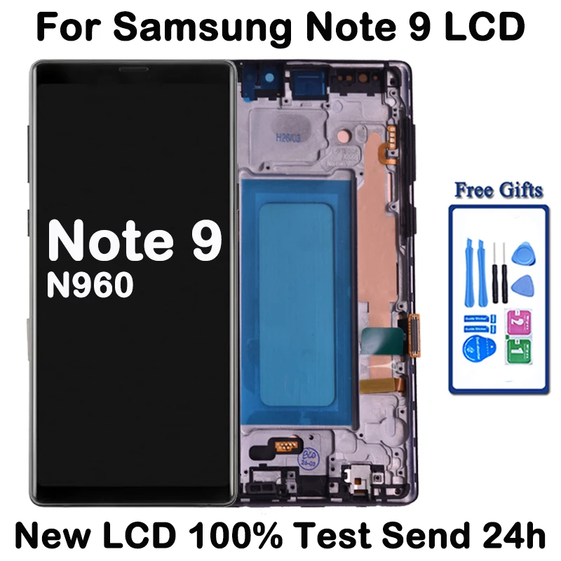 For Samsung Note 9 Screen LCD Display SM-N9600 SM-N960F SM-N960U Screen Replacement Digitizer Touch Assembly