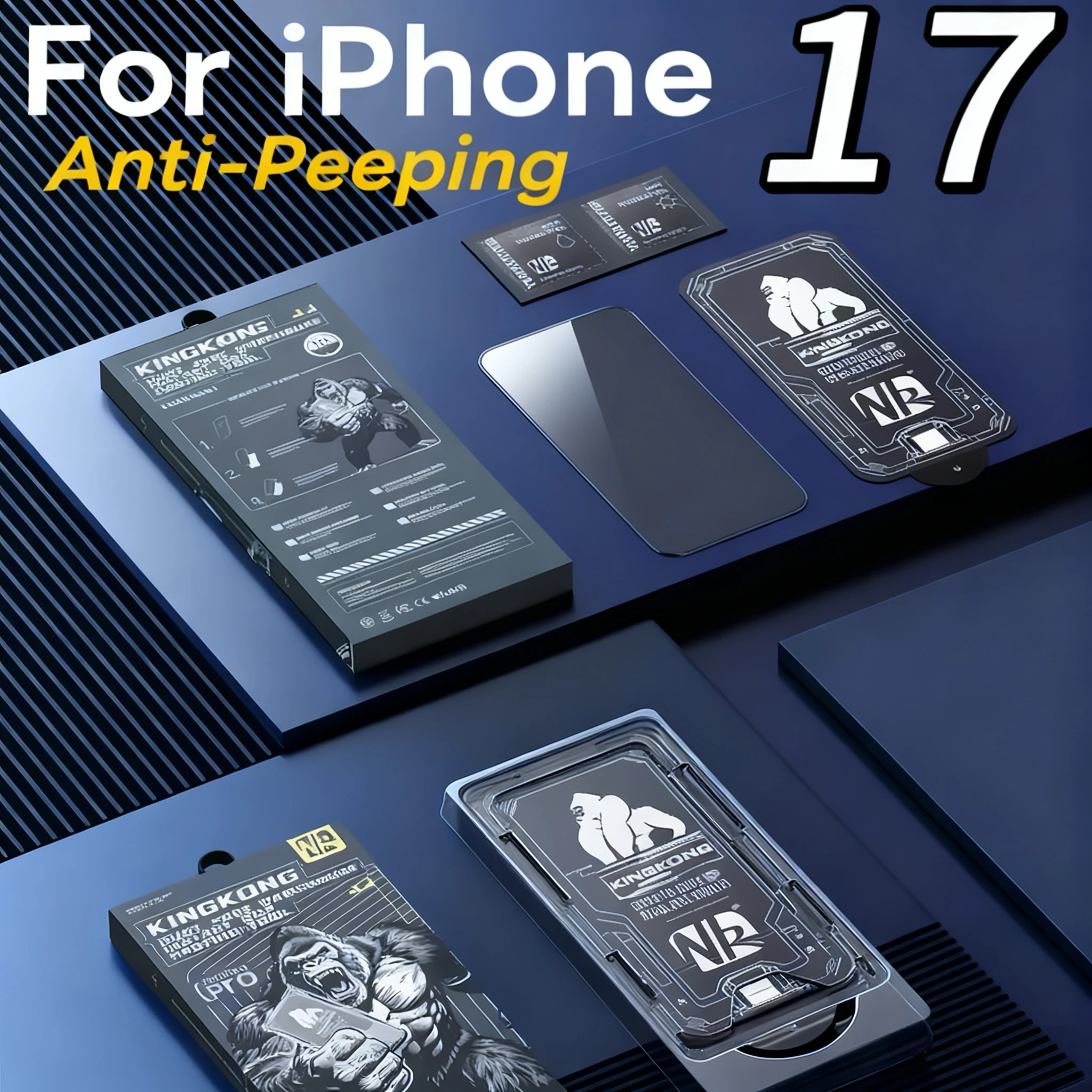 3Pcs Anti-Peep Temp…