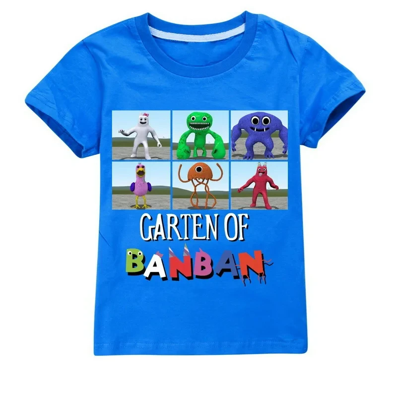 New Game Garten Of BanBan Kids T-shirt Children Summer Clothes Tee Tops Banban Garden Print T Shirt Cartoon Funny O-Neck T Shirt image 6