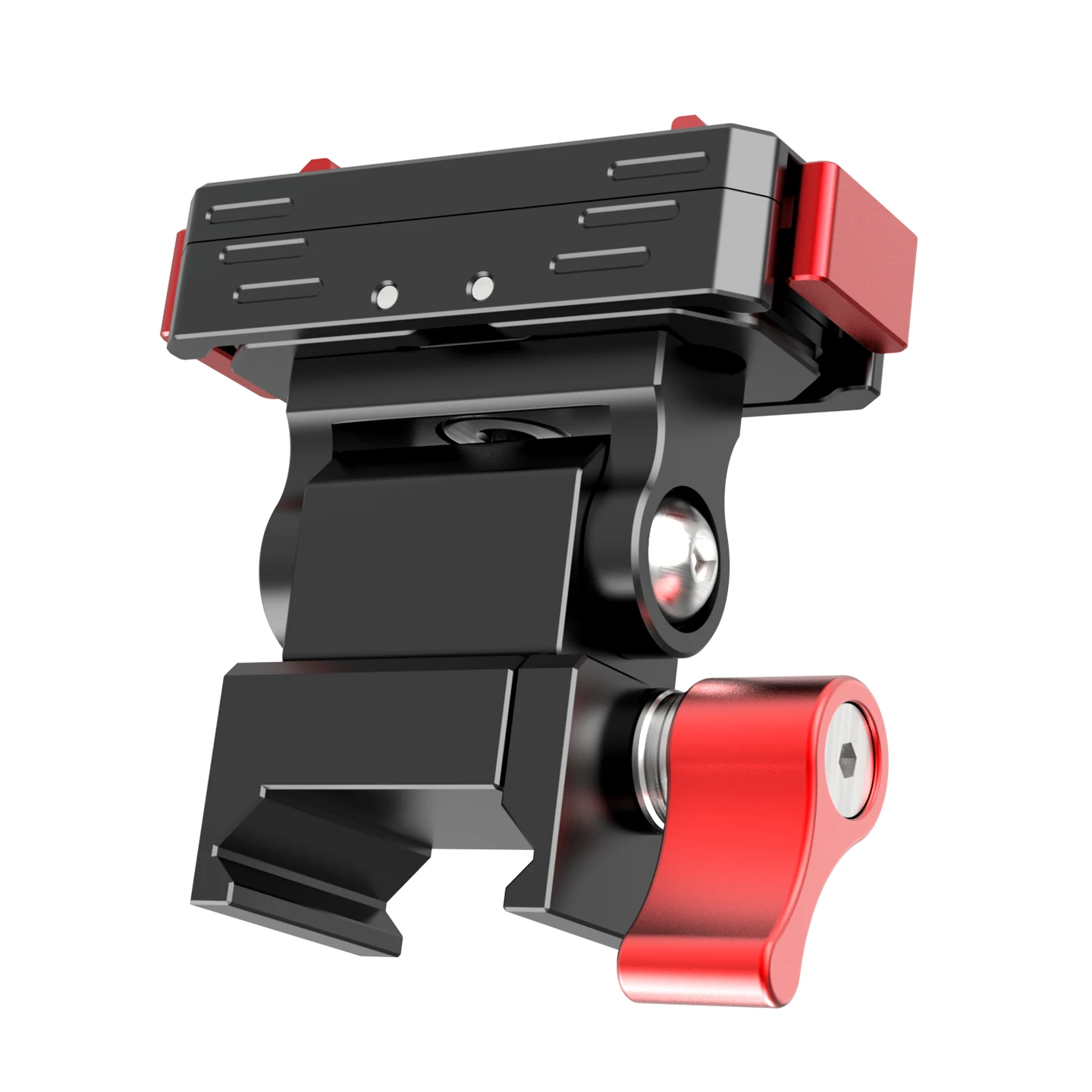 360° Schwenkbarer Kugelkopf mit NATO-Klemme und Schnellverschluss für Action-Kameras wie GoPro13, DJI Osmo 360, Insta360 X6, Ace Pro2, RS Gimbal-Halterung – Detail 14