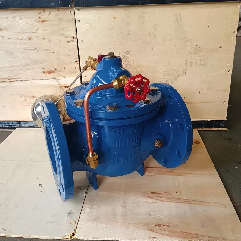 Ductile Iron Remote Control Float Valve 100X for Water Tank Level Control High Quality Automatic Shut Off Valve System 100X