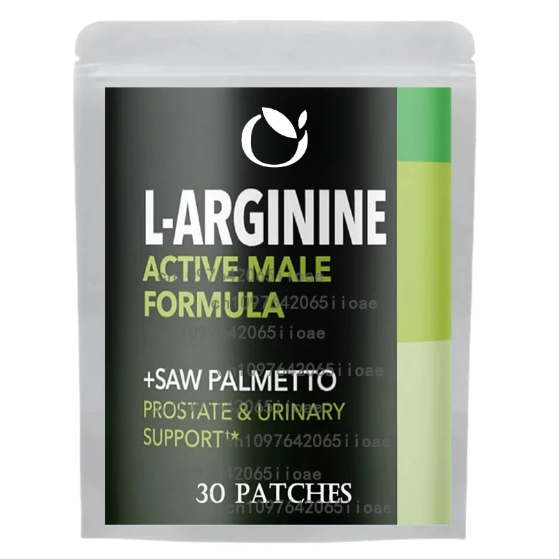 

L-Arginine and Saw Palmetto Transdermal Патчи для поддержки более сильного усилителя кровотока Мужские пластины Performance 30