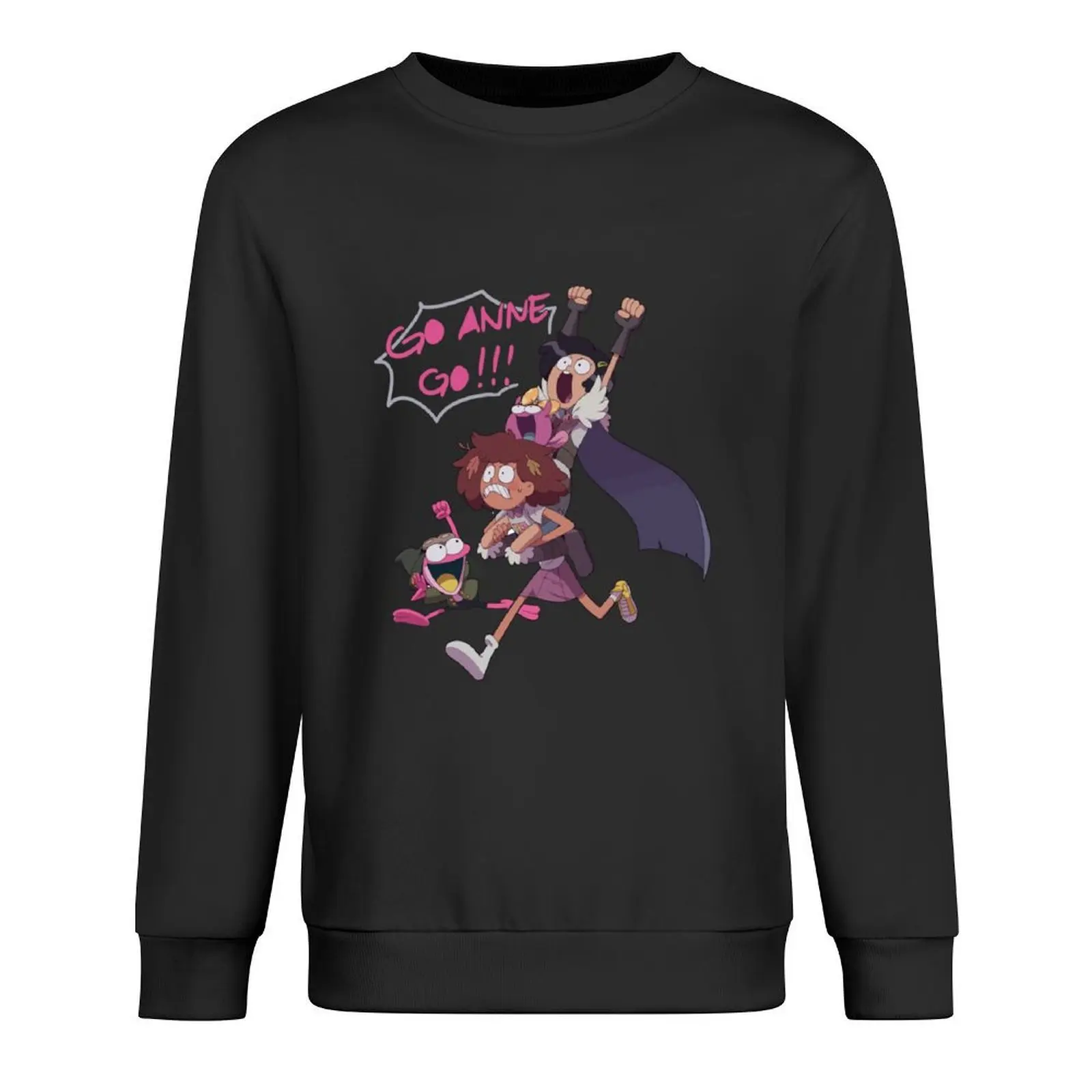 GO Anne GOO!!! - Amphibia Pullover men's clothes tracksuit men autumn clothes autumn jacket men anime sweatshirt