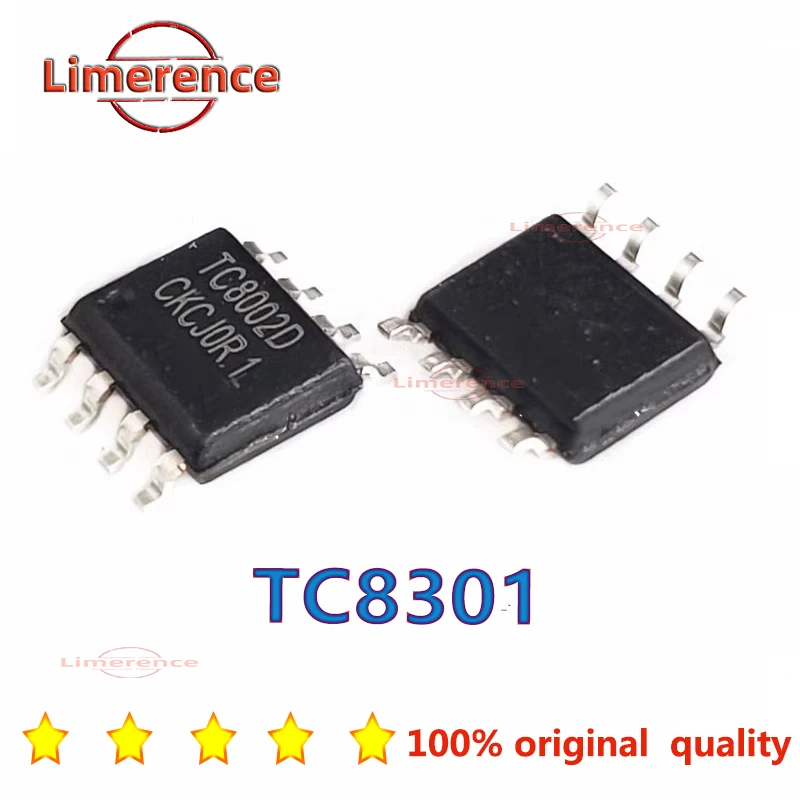 

10Pcs/Lot TC8301 SOP-8 1.5A-2.5A 7.2V SMD Single Channel DC Motor Driver Chip