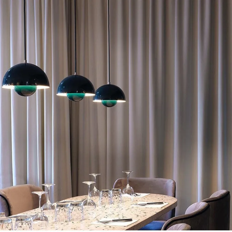 

Датский цветочный бутон, подвесные светильники, цветной ресторан, бар, небольшой подвесной светильник, домашний декор, прикроватный подвесной светильник для спальни