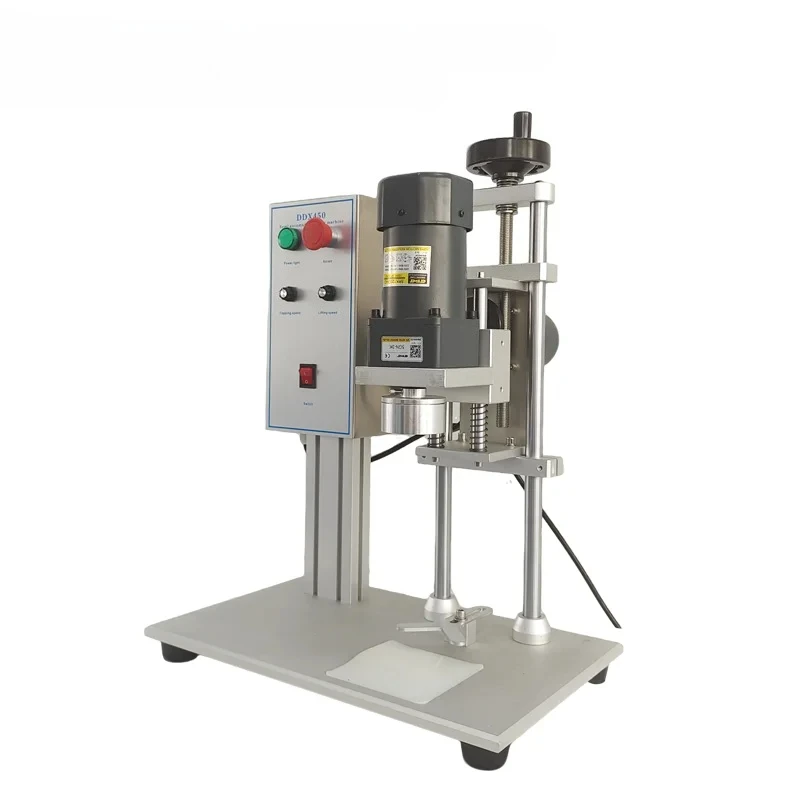 Commercial electric metal cap plastic bottle glass bottle screw cap machine