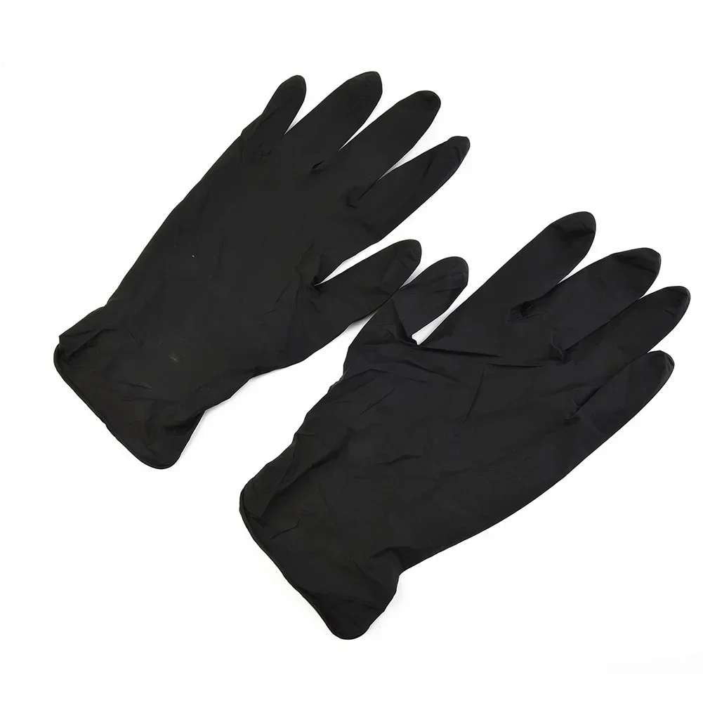 Guantes desechables de nitrilo de 20 piezas, guantes protectores de látex, guantes de cocina multifuncionales para limpieza del hogar y laboratorio