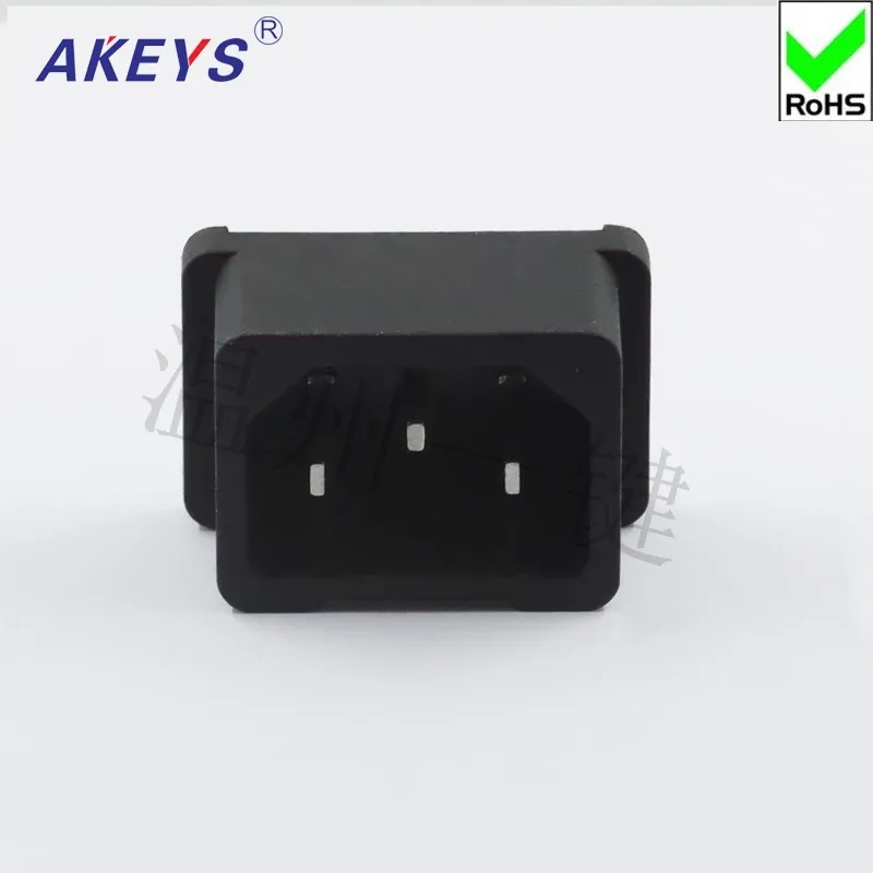 10 PCS AC-05B power outlet no ear type socket 10A250V DB apparatus black