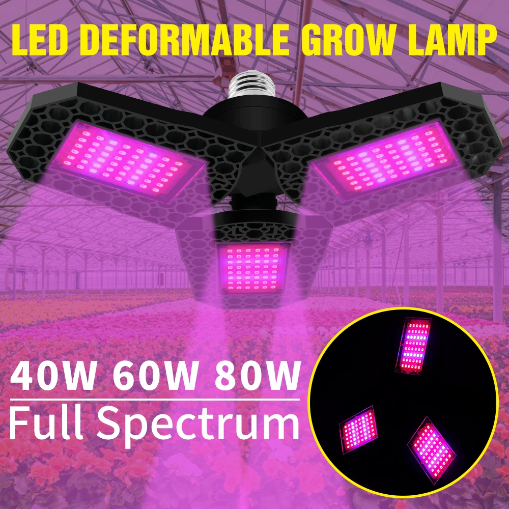 

E27 LED Grow Light Seedlings Greenhouse Phytolamp For Plants Seeds Indoor Cultivation Lamp Hydroponic System LED Growth Lights