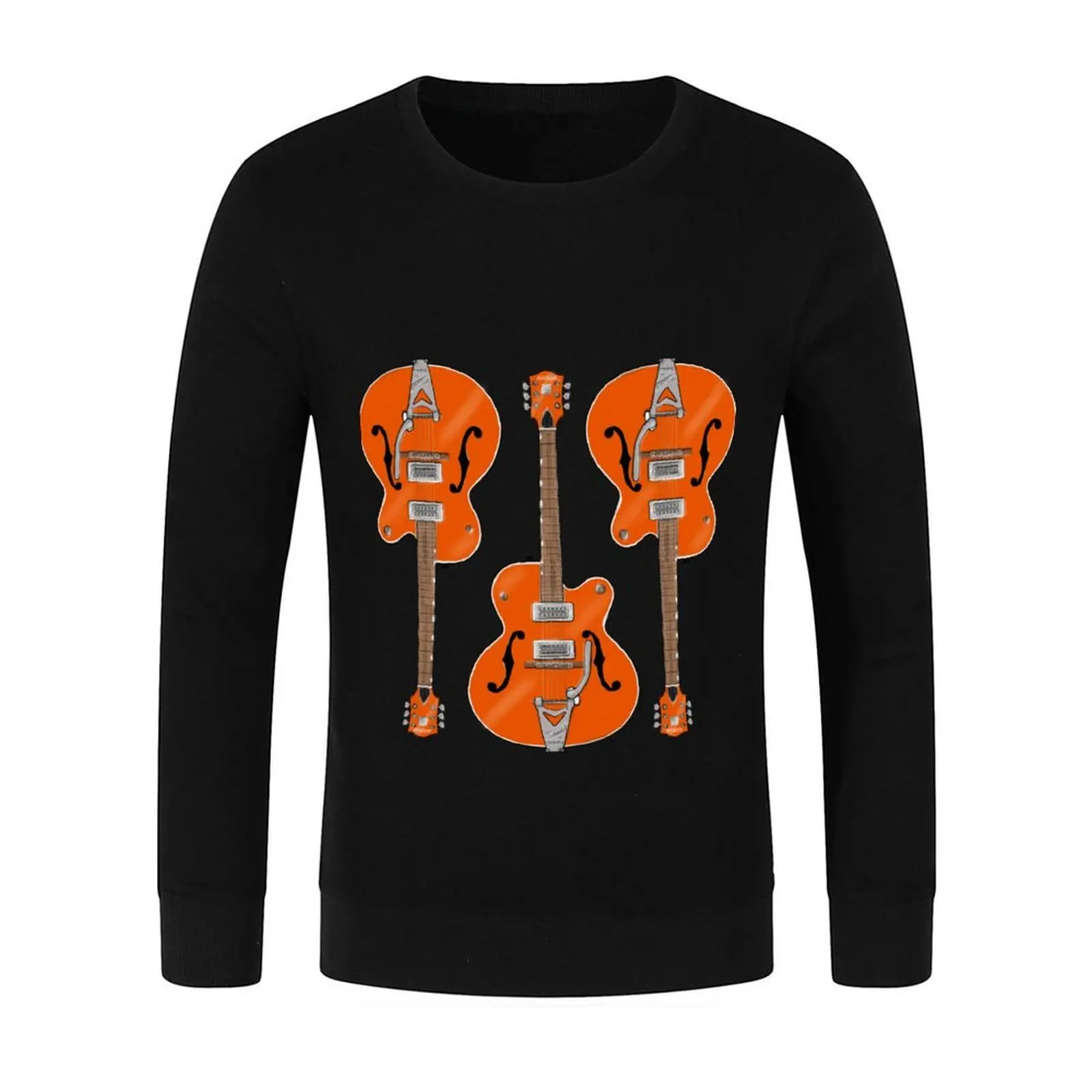 Triple Orange Gitarre Pullover Anime Kleidung Anime Kleidung Herbst Jacke Männer männliche Kleidung Herbst Sweatshirt