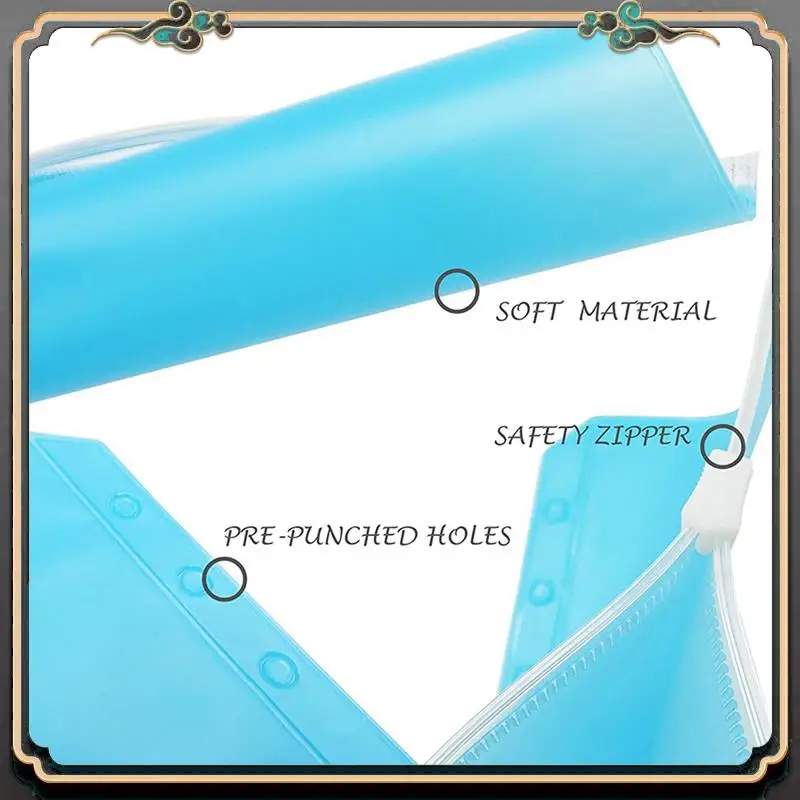 Reliable-48Pcs Budget Binder, Cash Envelopes For Budgeting, A6 Binder Pocket, Budget Binder With Zipper Envelopes