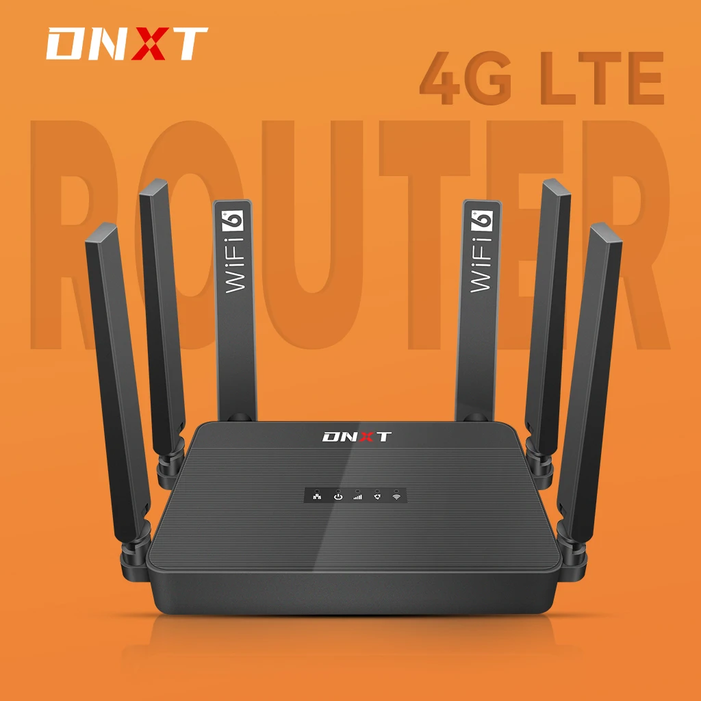 

DNXT WR950 WIFI6 4G Router CPE sim card wifi router 6 antenna tuner Optional Battery Supports use in multiple regions