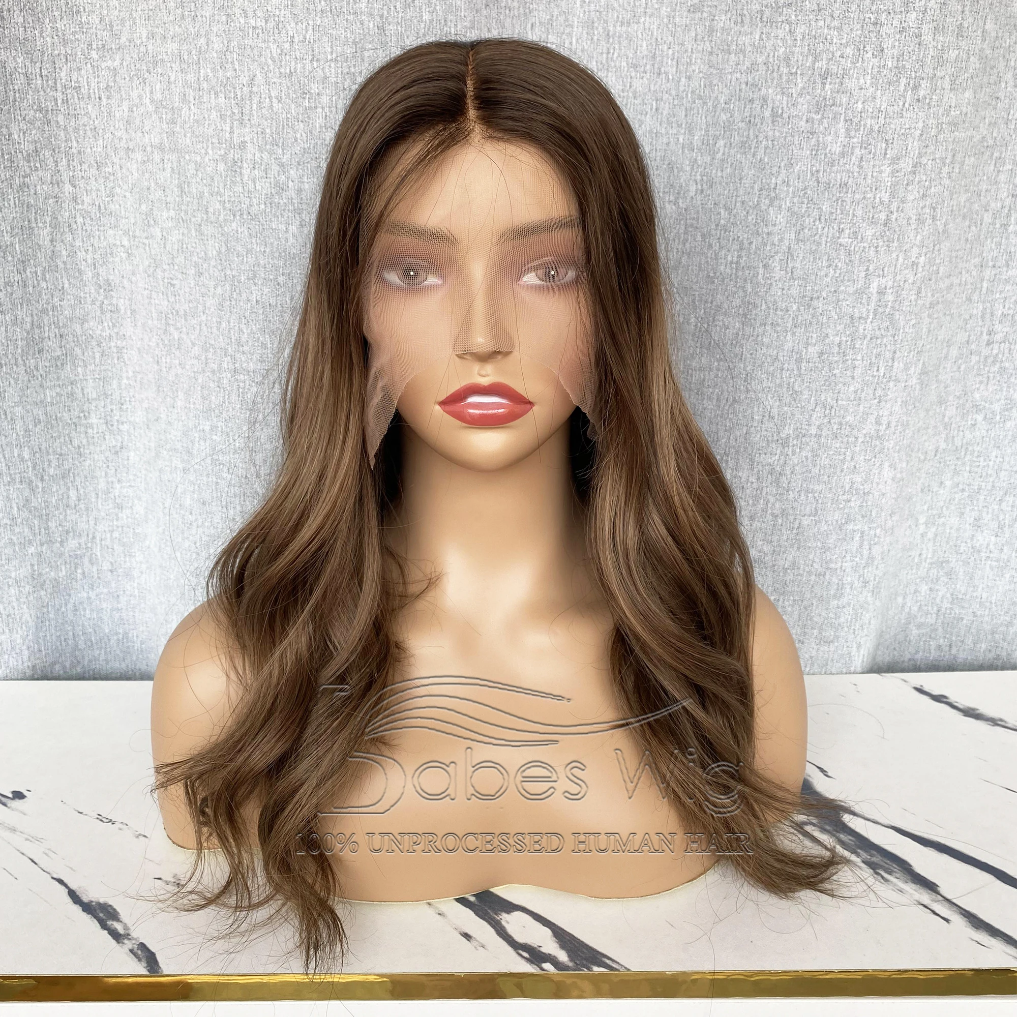 Light Ombre Real Best Human Hair Lace Front Wig natural Wavy hair Wigs for White women Human Hair wigs With Natural Hairline