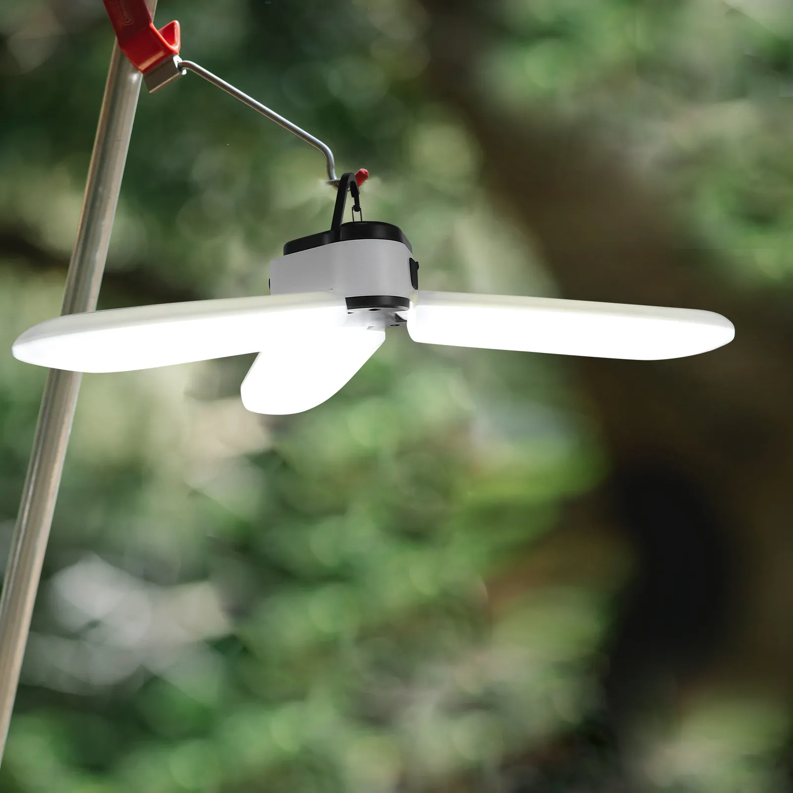 1Set Multifunctional Foldable LED Emergency Light USB Powered Portable Outdoor Camping Lamp Sturdy ABS Build for Hiking Tent