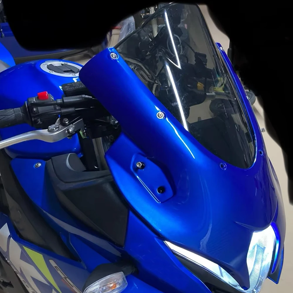 

Лобовое стекло GSXR 250 для Suzuki GSX-250R GSXR250 2017-2021 2022 2023 2024 GSX250R, передний верхний носовой обтекатель, дефлектор